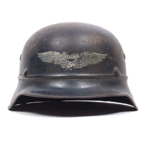 NS66 Reichsluftschutzbund (RLB) M40 Beaded Luftschutz Helmet