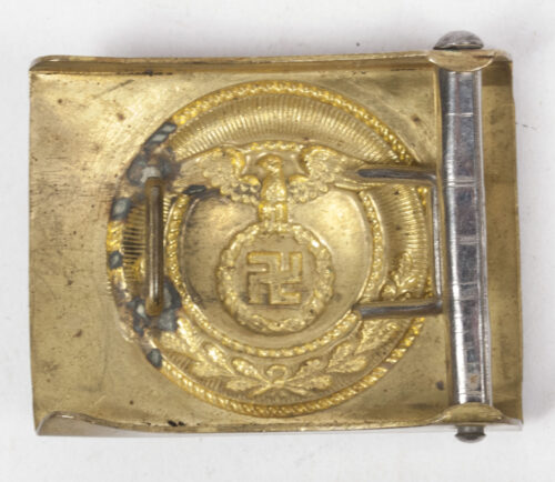 SA buckle with rare horizontal swastika