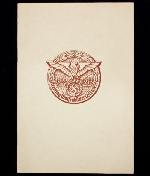 (Brochure) Kreistag Wolfenbüttel 12.-13.6.1937 programm booklet