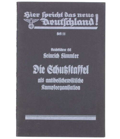 (Brochure) Reichsführer-SS Heinrich Himmler - Die Schutzstaffel als antibolschewistische Kampforganisation (1936)