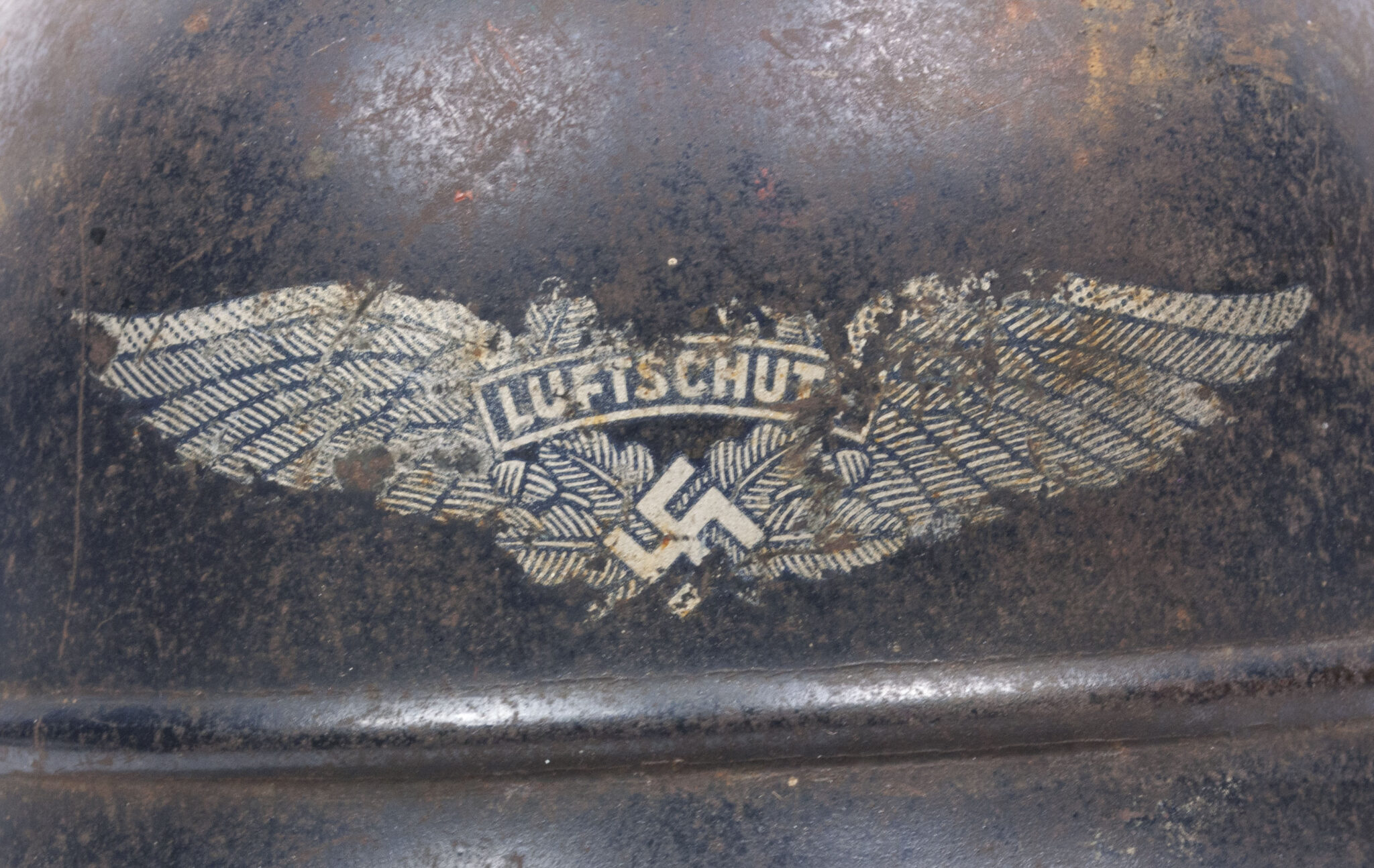 NS66 Reichsluftschutzbund (RLB) M40 Beaded Luftschutz Helmet