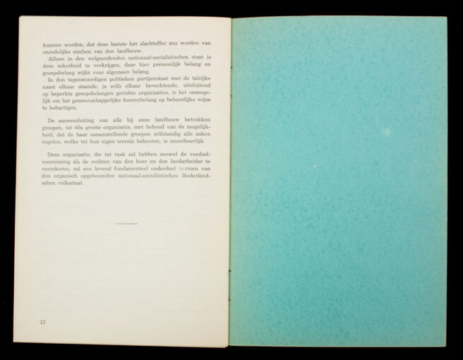 (NSB) Mussert, Grondslagen voor den opbouw van den boerenstand (1941)