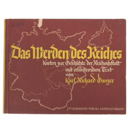 Book-Das-werden-des-Reiches-Karten-zur-Geschichte-der-Reichsgestalt-mit-erlauterndem-Text