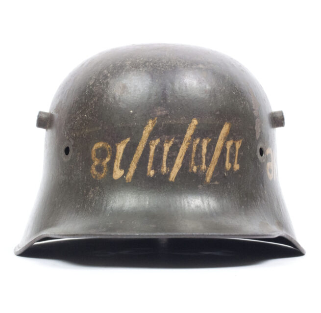 Unique World War I M16 Trophy Helmet with Armistice paint 11111118