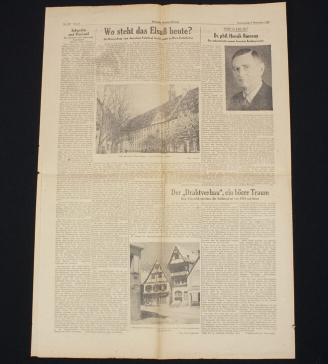 (Newspaper) Deutsche Ukraine-Zeitung #289 Donnerstag 9. Dezember 1943 - rare