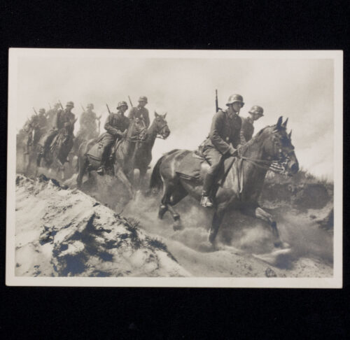 (Postcard) Unsere Waffen-SS Kavallerie auf einem Uebungsritt