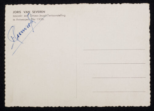 (Postcard) Belgium Verdinaso - Joris van Severen Dinaso Jeugd Tentoonstelling Mei 1936