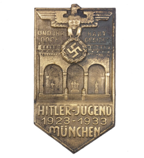 Hitlerjugend (HJ) 1923-1933 München abzeichen (maker H. Wittmann München)