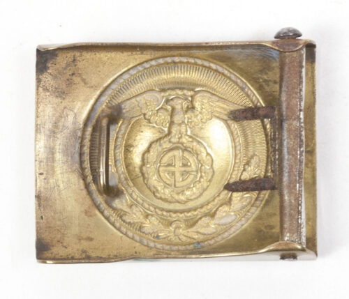 SA buckle with sunwheel swastika
