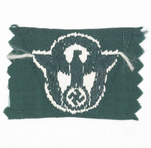 Polizei Schiffchenadler grün (green) sidecap insignia