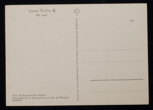 (Postcard) Unsere Waffen-SS Mir Nach