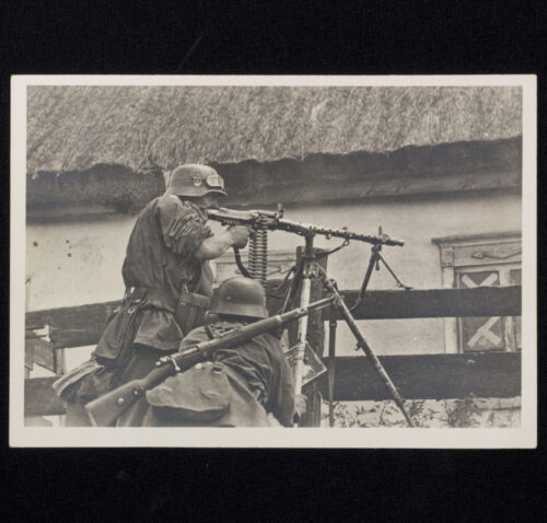 (Postcard) Unsere Waffen-SS Sowjet-Wiederstandsnest wird niedergekämpft