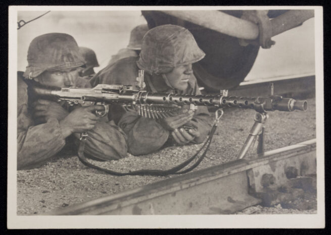 (Postcard) Unsere Waffen-SS MG-Schützen