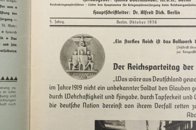 (Magazine) Deutsche Kriegsopferversorgung (NSKOV) 5. Jahrgang Folge 1. (1945).
