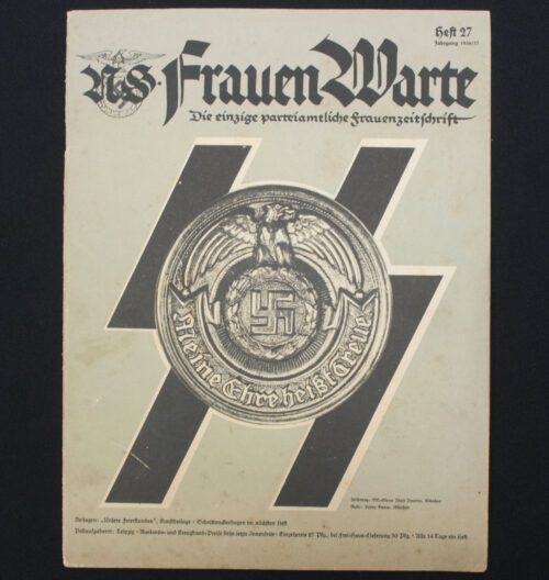 (Magazine) N.S. Frauenwarte (SS-Officers buckle edition) - rare