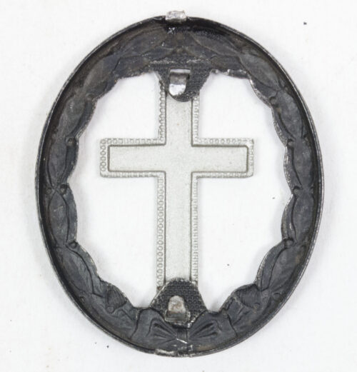 WWII Black "Chaplain's" converted woundbadge / Verwundetenabzeichen (VWA) - rare