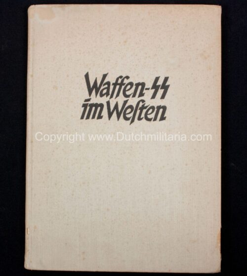 (Book) Waffen-SS im Westen. Ein bericht in Bildern (hardcover) (1941) - very rare photobook