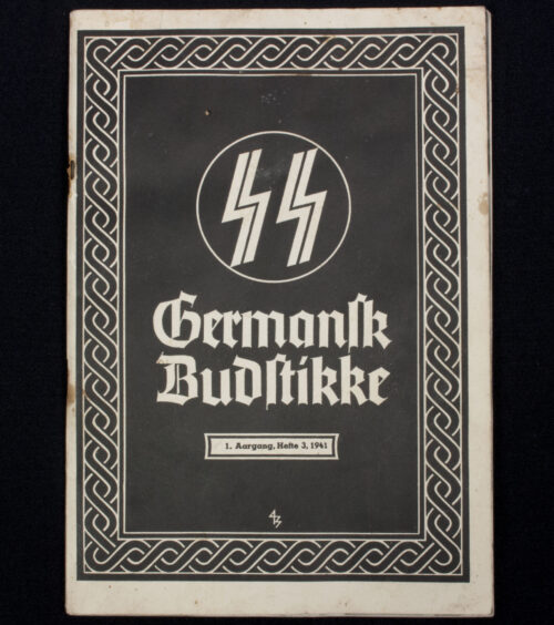 (Danish SS brochure) SS Germansk Budstikke 1. Aargang, Hefte 3 (1941)