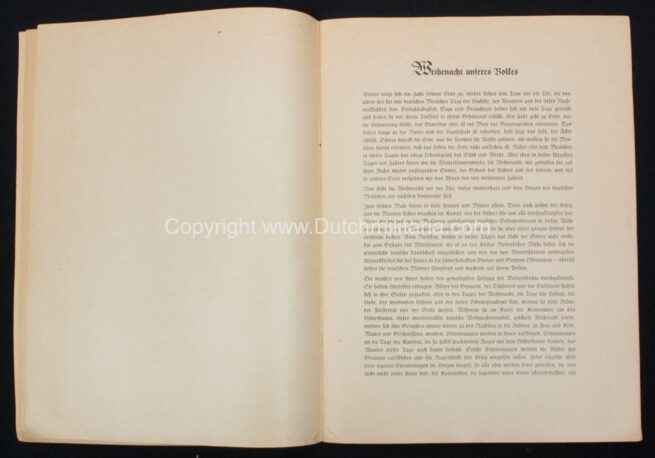 (Book) Der Reichsführer SS - Weihenacht (with Julleuchter and Motherscross image) (194x) - Extremely rare