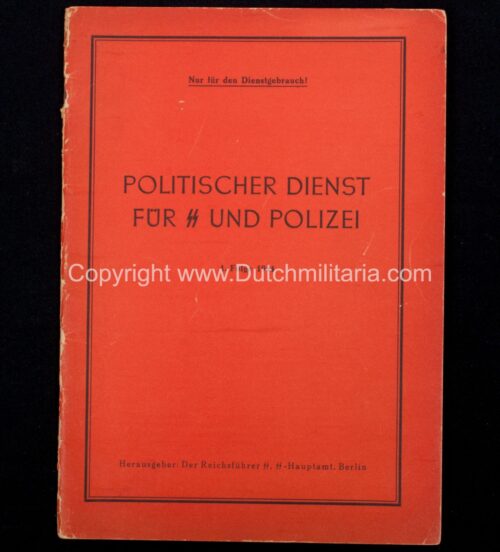 (Brochure) Der Reichsführer SS - Politischer Dienst für SS unf Polizei 1. Folge (1944)