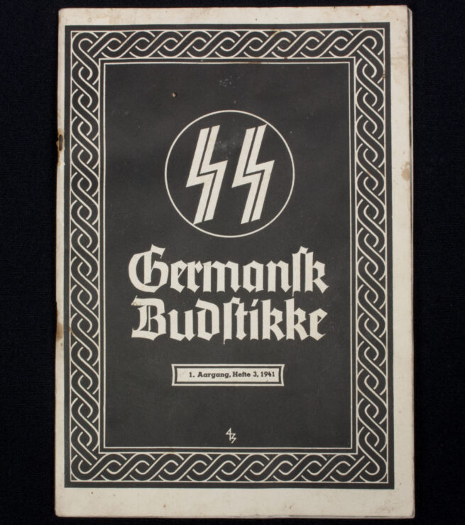 (Danish SS brochure) SS Germansk Budstikke 1. Aargang, Hefte 3 (1941)