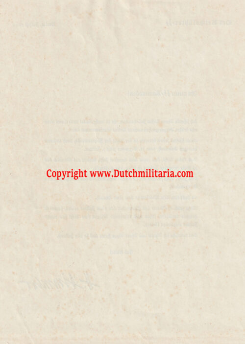 Der Reichsführer-SS Julleuchter document (1943) - extremely rare last year 1943 edition