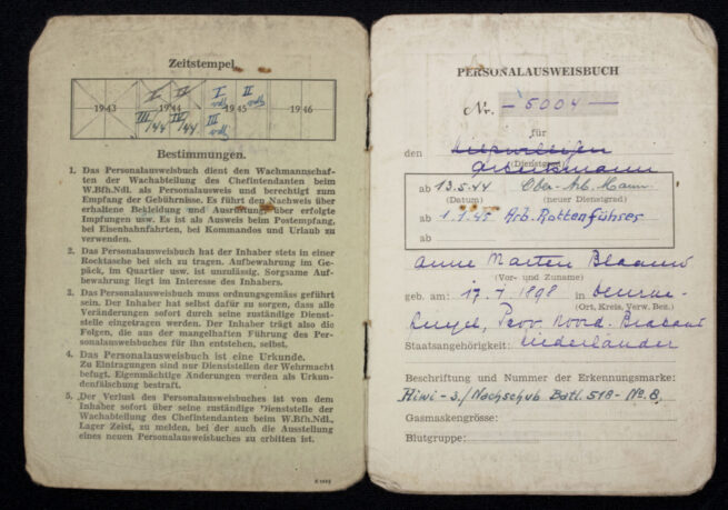 Personalausweisbuch-für-Wachmannschaften-der-Hilfswillige-des-Kommandeurs-d.-Armee-Nachsch.-Truppen-588