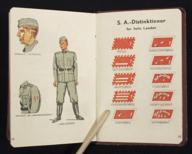 Denmark-Danish-D.N.S.A.P.s-Lomme-Kalender-1943-RARE