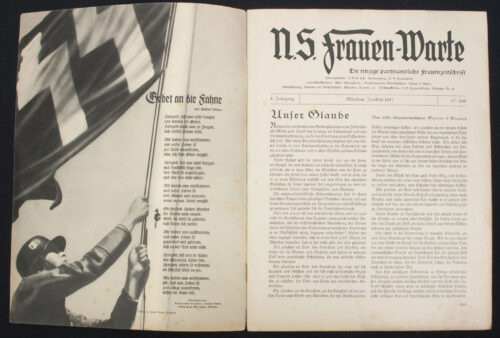 Magazine) N.S. Frauenwarte (SS-Officers buckle edition) - rare
