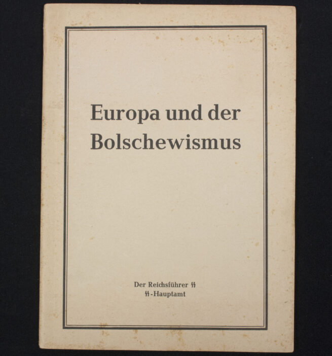 (Book) Der Reichsführer SS - Europa und der Bolschewismus (1942) - very rare