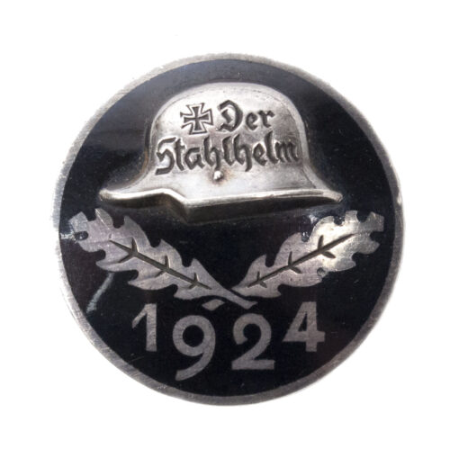 Stahlhelmbund Diensteintrittabzeichen Memberbadge 1924 (Silver hallmarked!)