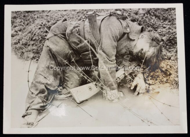 (Photo) Killed Herman Goerring Division soldier - rare