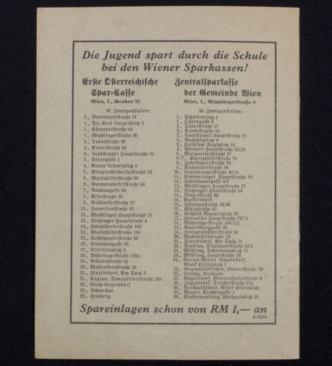 Hitlerjugend (HJ) Sporttagebuch der Deutschen Jugend
