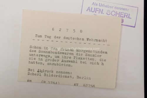 (Photo) Tag der deutschen Wehrmacht Collecting can