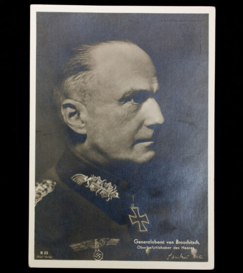 (Postcard) Generaloberst von Brauchitsch Oberbefehshaber des Heeres