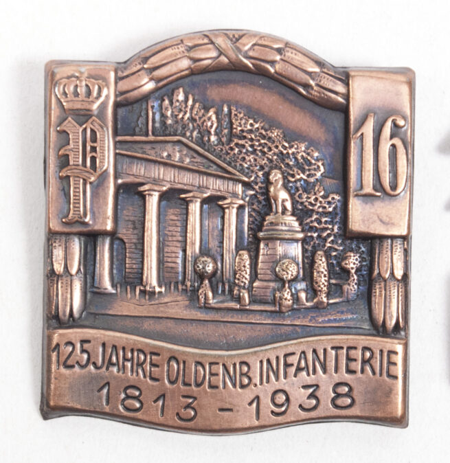 WWI Oldenburg Infanterie Regiment 116 badges
