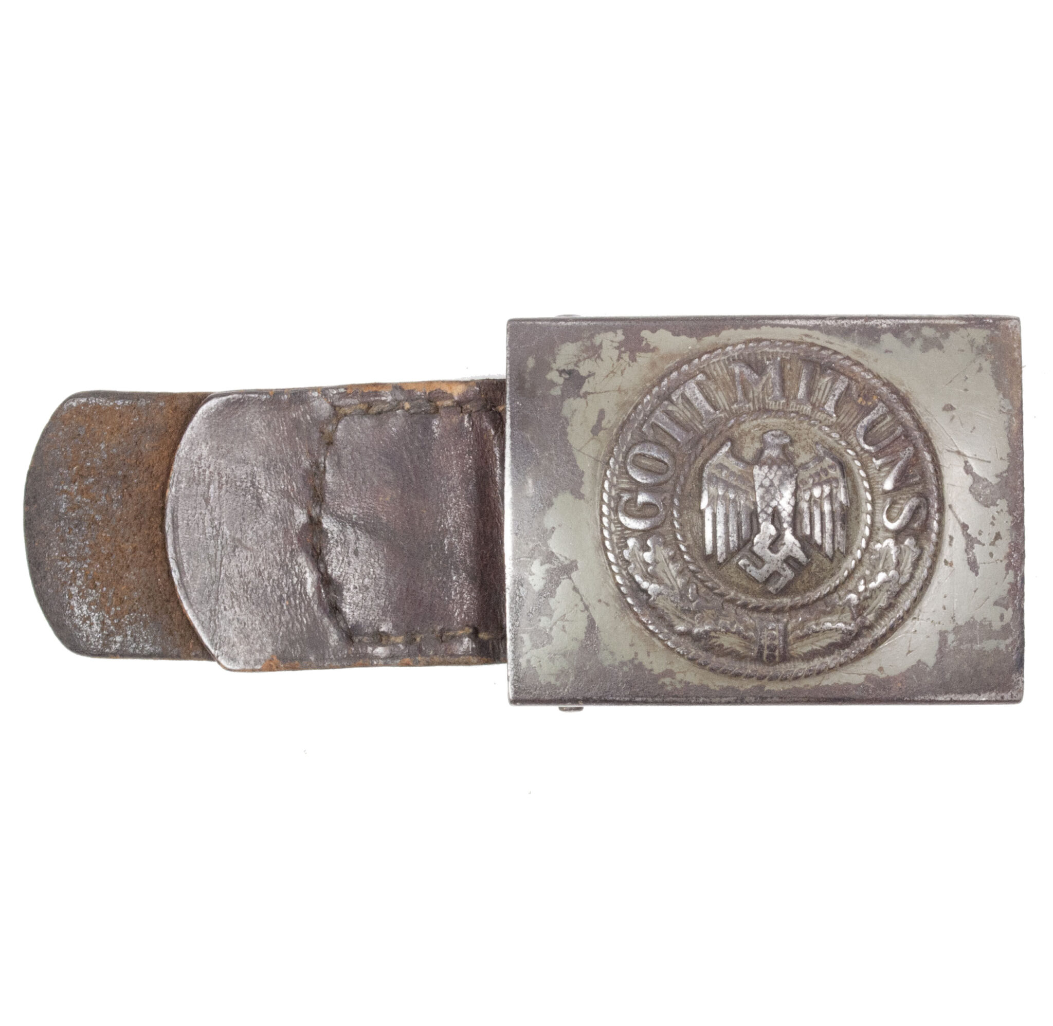 Wehrmacht (Heer) tabbed buckle (MM Math. Salcher u. Söhne