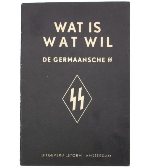 (Brochure) Wat is wat wil de Germaansche SS (1941)