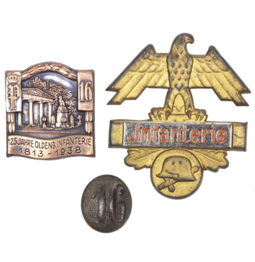 WWI Oldenburg Infanterie Regiment 116 badges