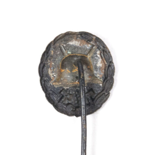 WWI Verwundetenabzeichen im Schwarz miniature Imperial black woundbadge miniature stickpin