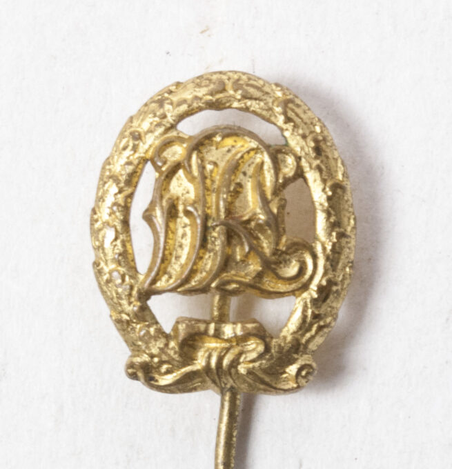 Deutsches Reichssportabzeichen (DRL) gold miniature stickpin