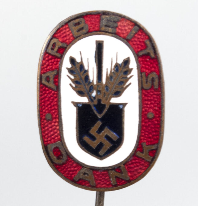 Reichsarbeitsdienst (RAD) Arbeitsdank stickpin abzeichen (Ges Gesch)