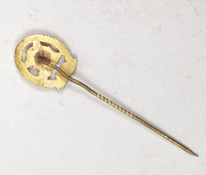 Deutsches Reichssportabzeichen (DRL) gold miniature stickpin