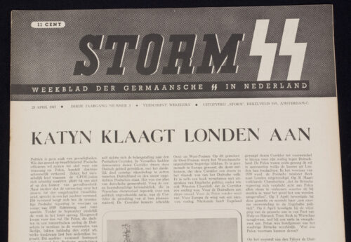 (Newspaper) Storm SS - Derde Jrg. Nr. 3 - 23 April 1943