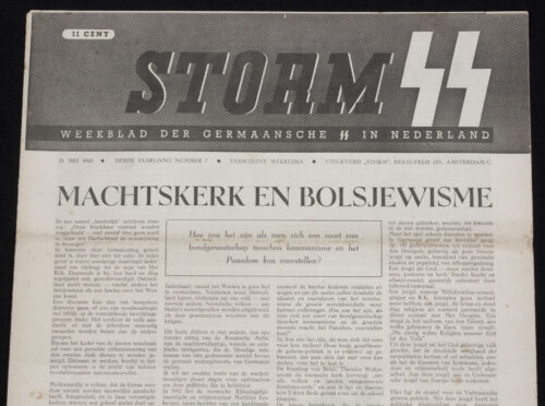 Newspaper-Storm-SS-Derde-Jrg.-Nr.-7-21-mei-1943-REICHSSCHULE-VALKENBURG-RARE