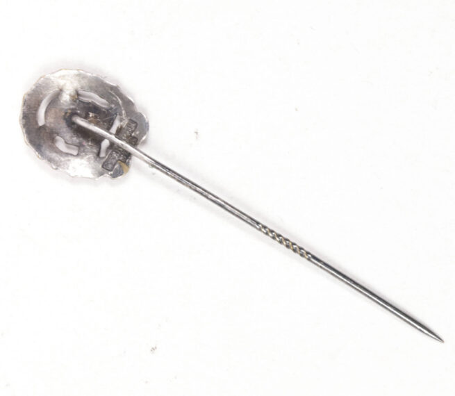Deutsches Reichssportabzeichen (DRL) silver miniature stickpin (MM Wernstein Jena)