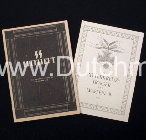Brochure-SS-Leitheft-9.-Jahrgang-Heft-12-Dezember-1943-Die-Ritterkreuztrager-der-Waffen-SS-Folge-5-with-Gerardus-Mooyman