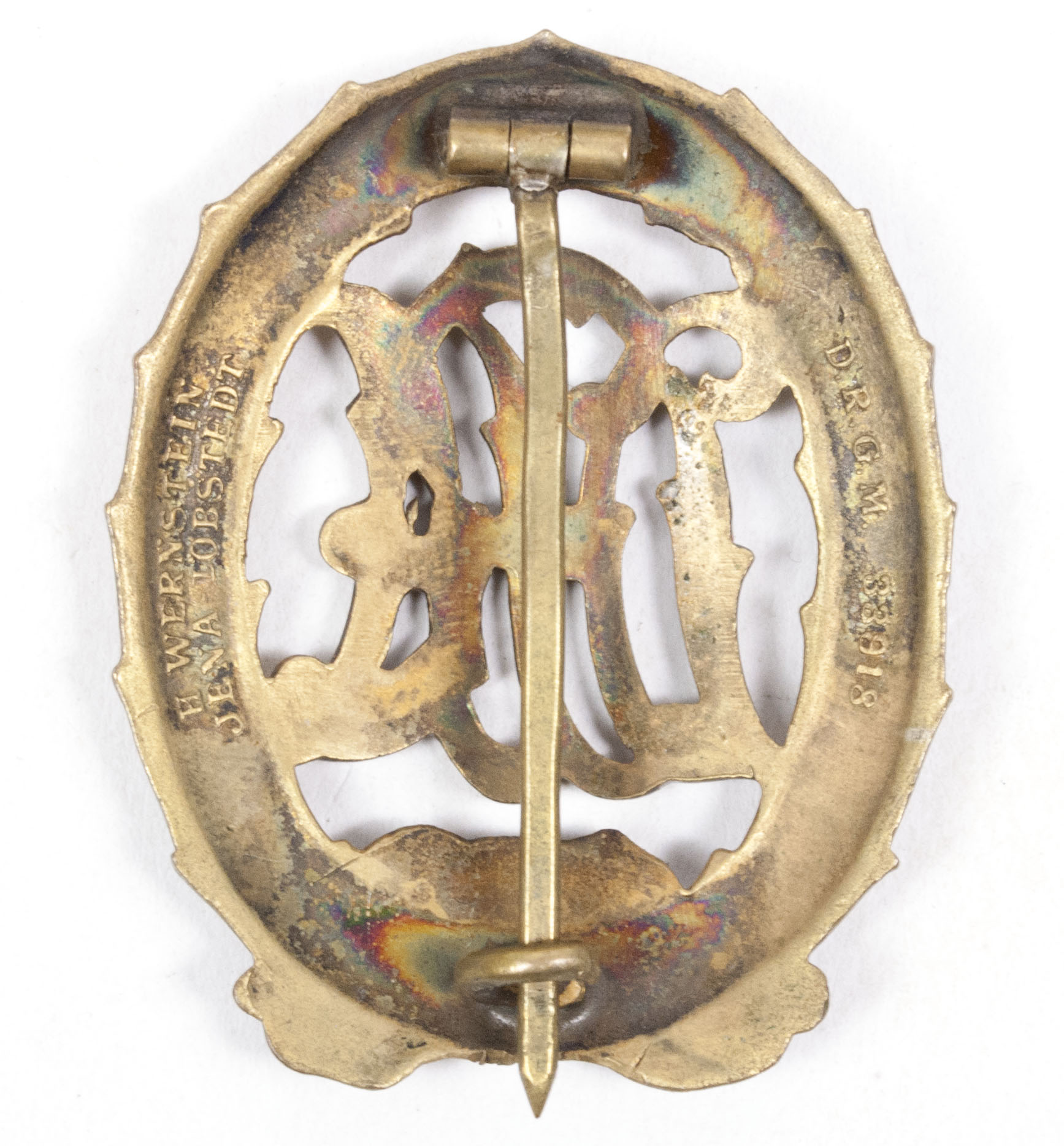 Deutsches Reichsabzeichen für Leibesübungen in bronze (DRA) (maker Wernstein)