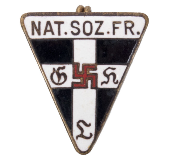 Frauenschaft - NAT. SOZ. FR. smallest miniature memberbadge
