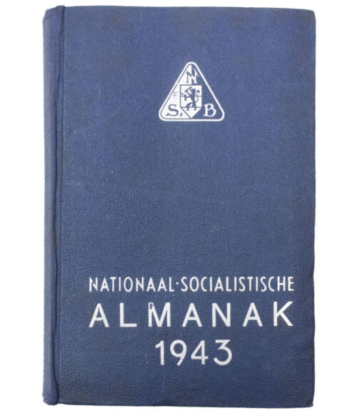 (NSB) Almanak 1943 complete with the very rare foldable chart of the Netherlands - Rare